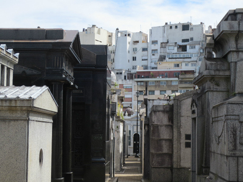 Apartments with a view of the cemetery