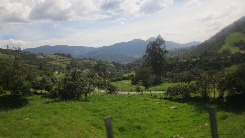 One of the Beautiful Views on the Way From Bogota