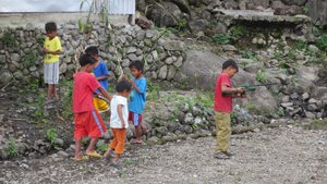 Children Playing in Lower Batad