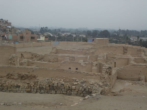 ancient sand city in lima