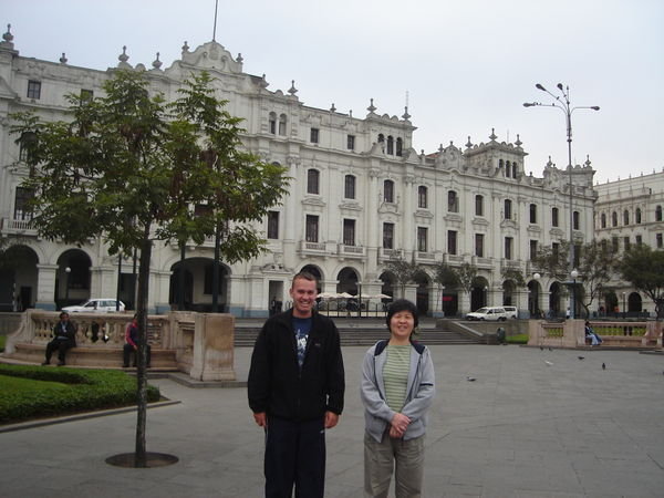 mom and Nigel in lima