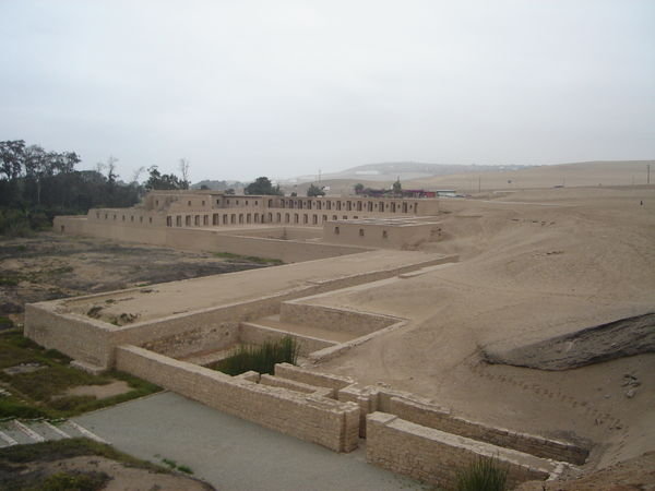 ancient sand city in lima
