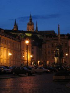 Prague by moonlight
