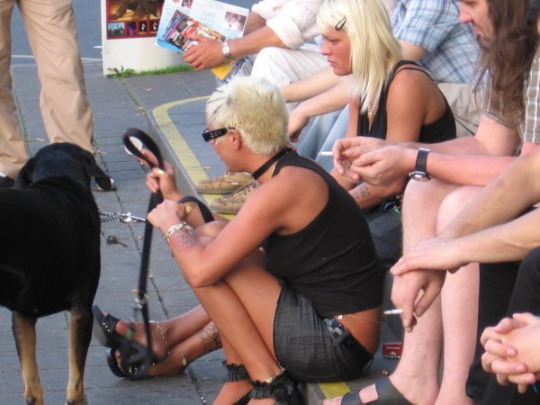 Sexy Chicks Outside Nuremberg Train Station Very Disturbing Photo