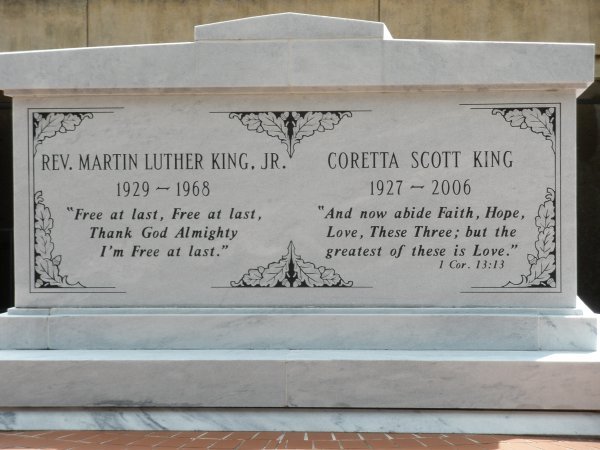 Martin Luther King resting place