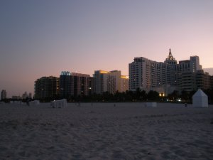 Miami Beach at Sunset