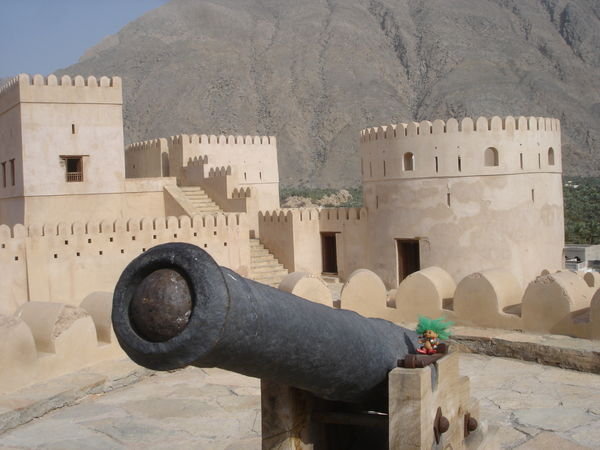 Nakhl Fort: Cannon ready for fire