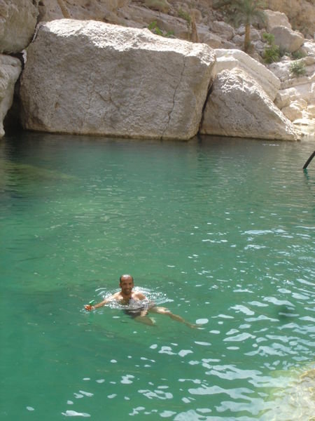 Troll over board! - Emerald pools of wadi shab