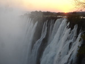 Victoria Falls Sunset