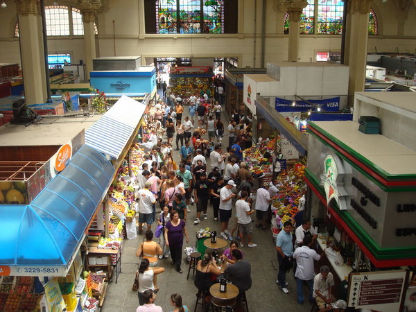 Municipal market in Sao Paulo