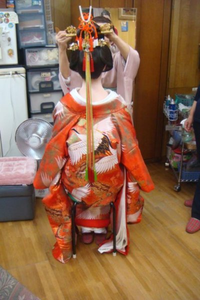 Wedding kimono