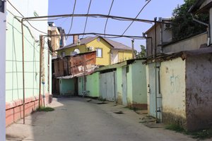 The backstreets of Dushanbe