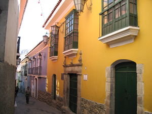 Calle Jaen (best colonial street in La Paz)