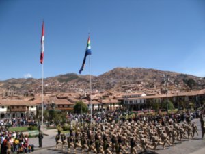 Military Parade Plaza de Armas