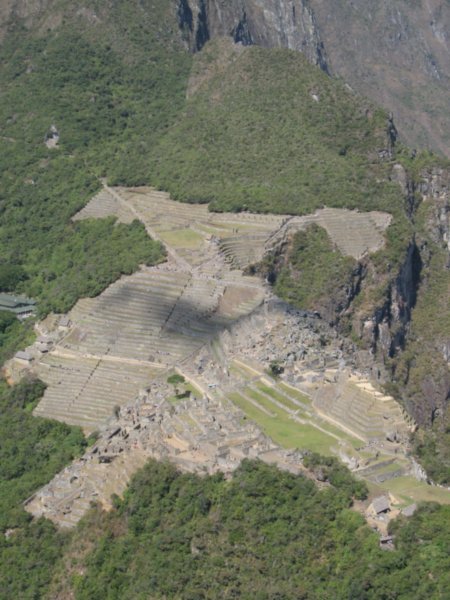 View of MP from Huayna/Wayna Picchu 