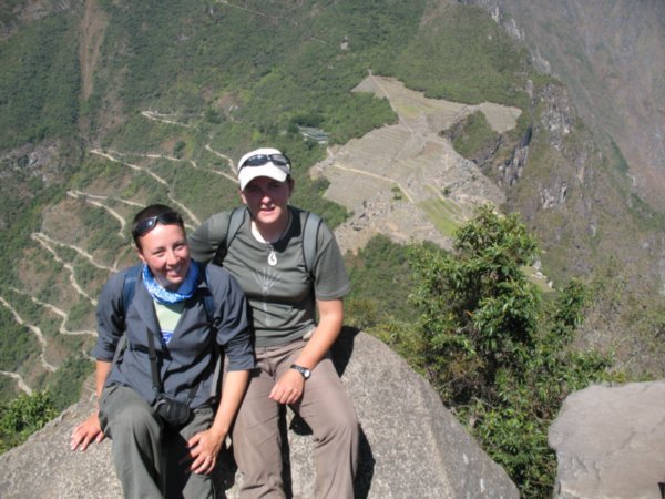 At the summit of Huayna/Wayna Picchu