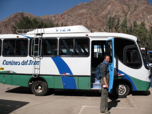 Our bus from Urumbamba to Pisac