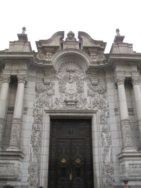 Side door presidential palace