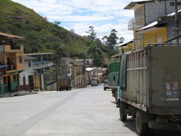 Some town we passed through on the road to Loja