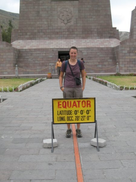 At the equator (almost)