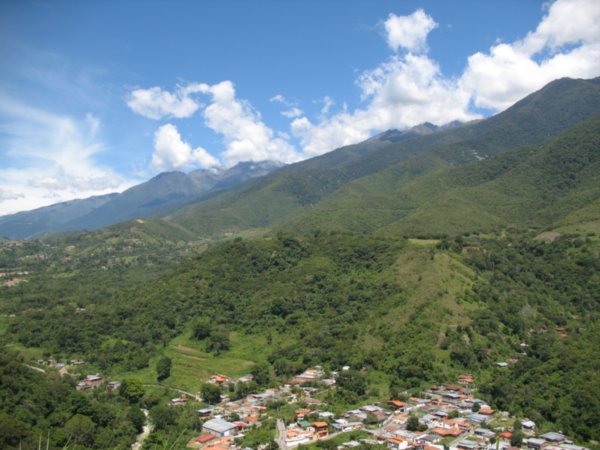View of Merida's mountains