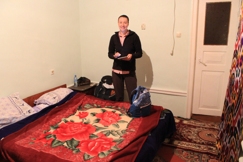 our room in Samarkand