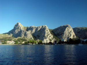 Early morning leaving Omis