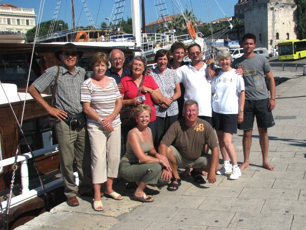 Group Photo of the Dalmatian Coast passengers other than Scott who was also taking a photo