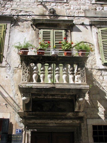 Balcony in the old town