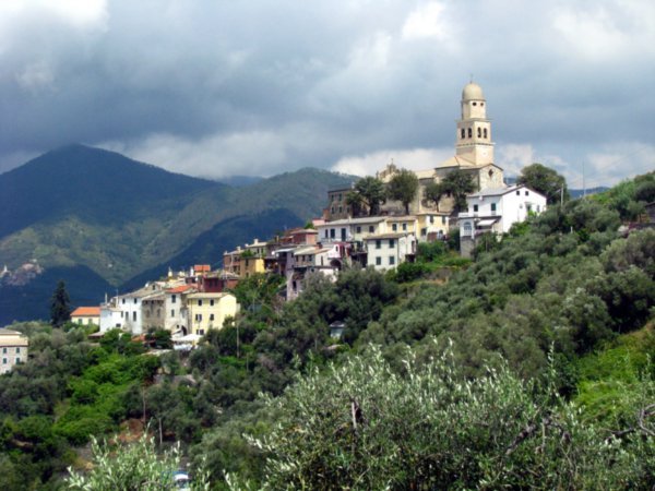 Small village we passed on the climb as we left Cinque Terre on our way to Antibes in France