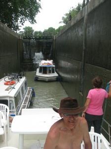 This was the deepest and narrowest lock we were in.