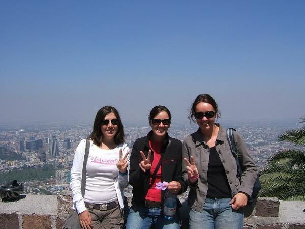 At the top of the mountain - Santiago