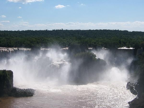 The Iguazu Falls - Brazilian side