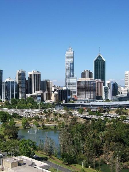 View of Perth from Kings park