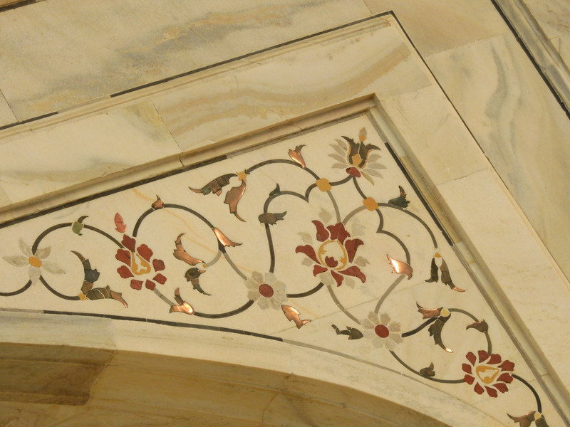 Taj inlaid stone 