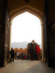 'Proper' way to enter Amer fort in Jaipur