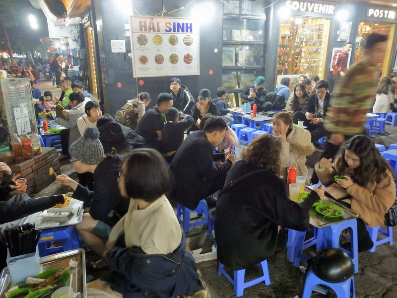 Typical street food in Hanoi