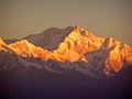 Sunrise on Kachenjunga 