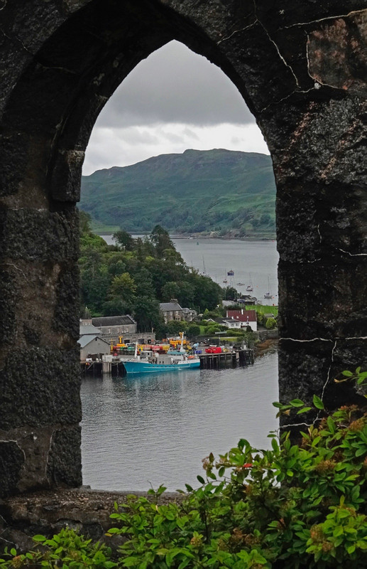 View looking into Oban Scotland