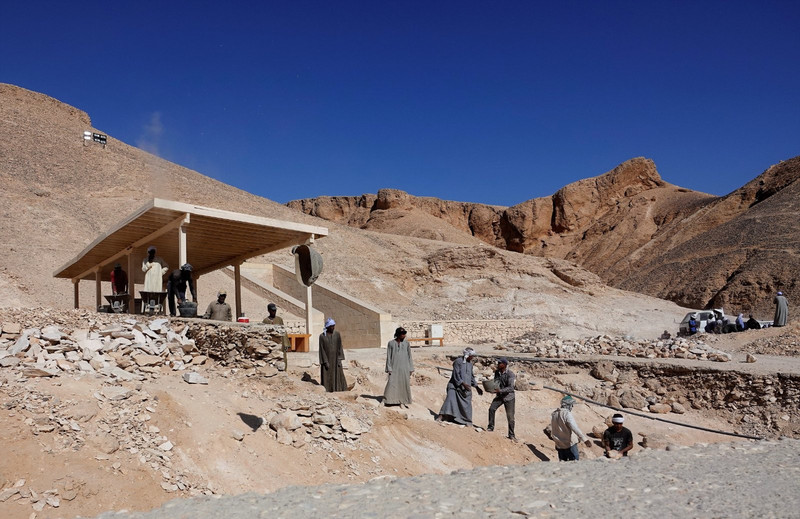Continued excavation at Valley of the Kings