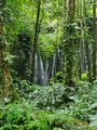 Gunung Kawi Temple waterfalls