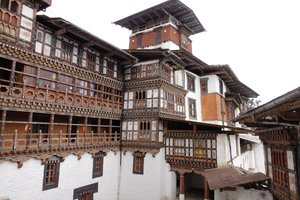 Inside the Trongsa Dzong