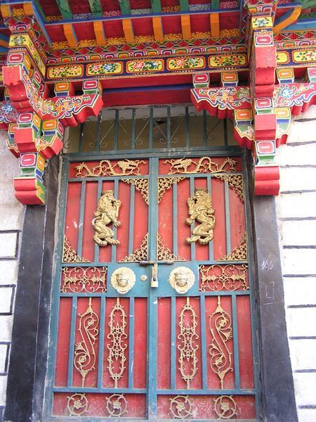 Tibetan door