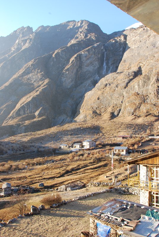 View from our room in langtang