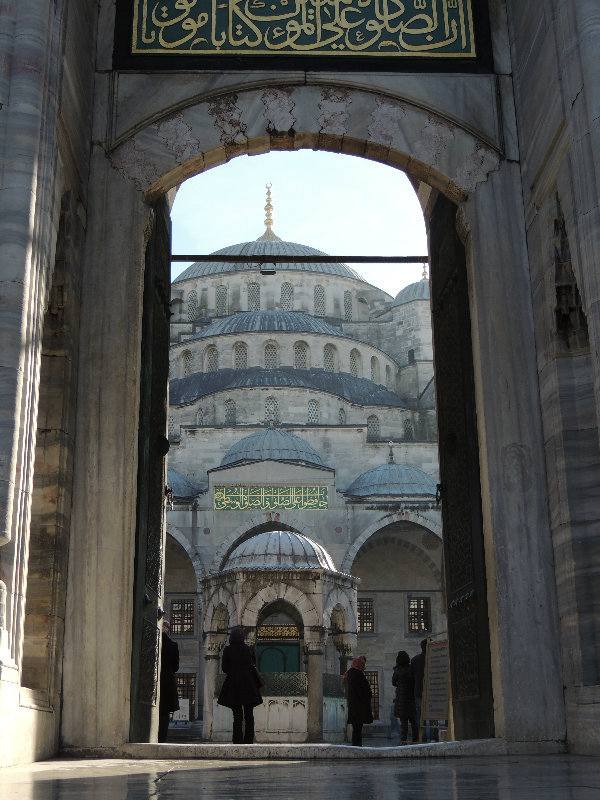 Entrance to the Blue Mosque