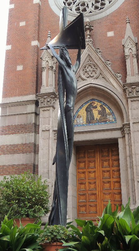 Beautiful sculpture at the Catholic Chur