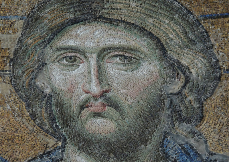 Gorgeous mosaic of Christ