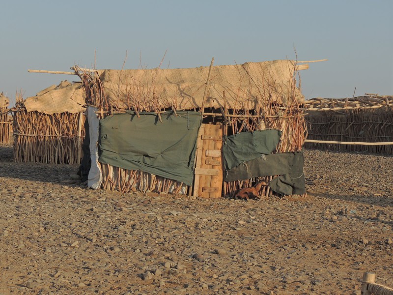 Traditional house in the Afar region