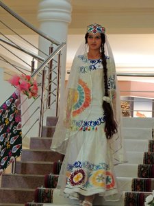 Traditional Tajik wedding dress