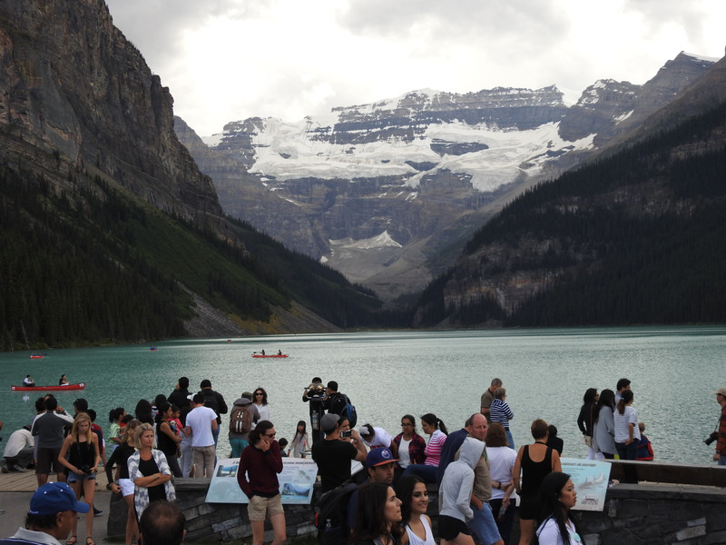 Our first evening at Lake Louise